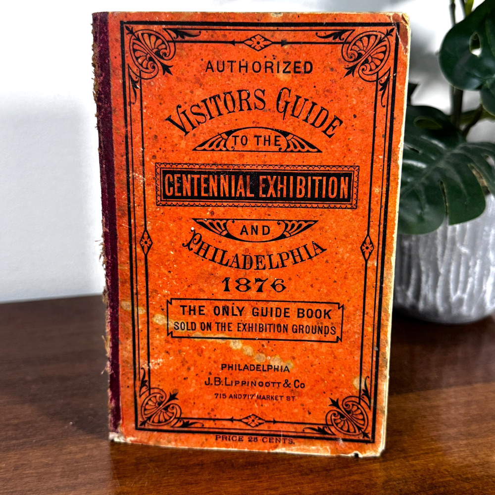 1876 Philadelphia Centennial Exhibition Visitors Guide 2 Original Foldout Maps